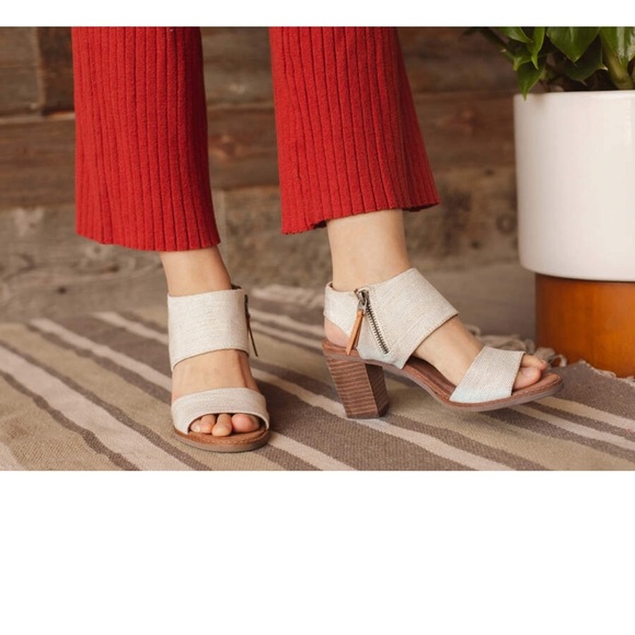 Block Heeled Cutout Sandals by Toms  Sz 11 - Picture 2 of 7